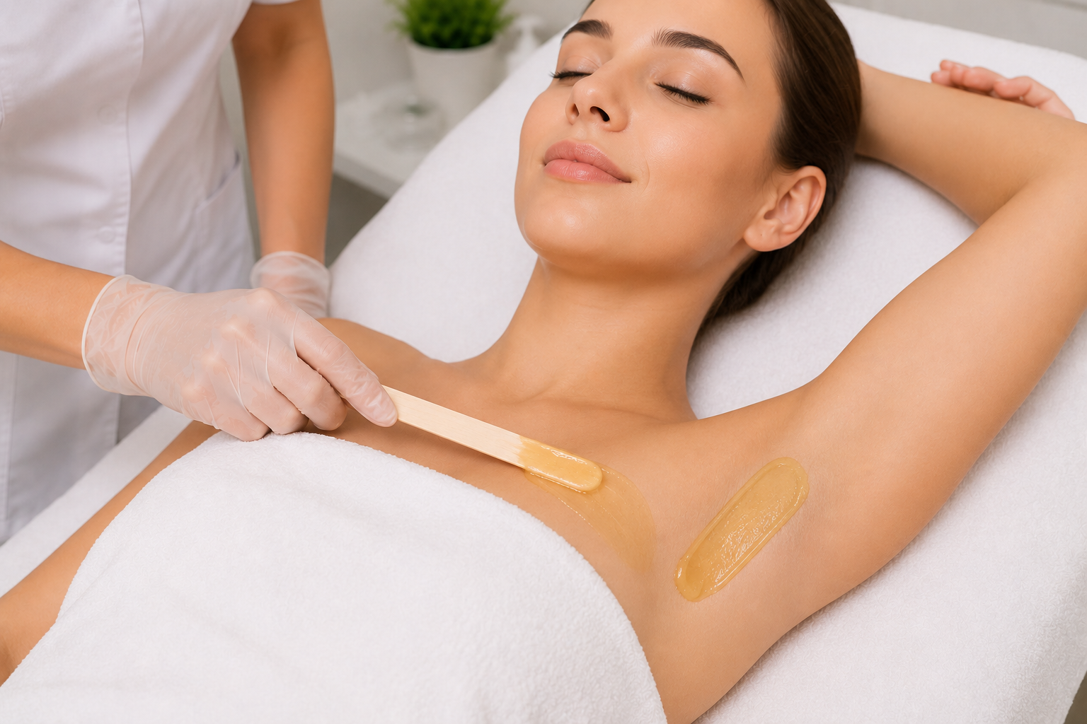 armpits wax